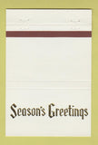 Matchbook Cover - Manneford State Bank Manneford OK Christmas 40 Strike