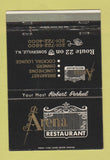 Matchbook Cover - Arena Restaurant Somerville NJ 40 Strike