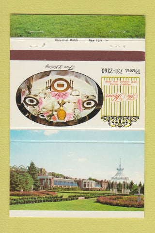 Matchbook Cover - The Manor West Orange NJ 40 Strike