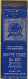 Matchbook Cover - Matchbook Cover Moose Lodge Torrington WY WORn