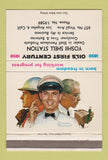Matchbook Cover 1959 Yoshii Shell oil gas Los Angeles Norman Rockwell 40 Strike