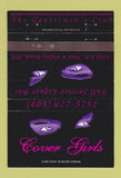Matchbook Cover - Cover Girls Strip Club Valley Brook OK WEAR 40 Strike