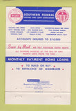 Matchbook Cover - Southern Federal Savings and Loan Tarzana CA 40 Strike