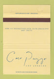 Matchbook Cover - Coco Pazza Los Angeles CA West Hollywood 40 Strike