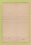 Matchbook Cover - Baylor University Waco TX Bears WORN 40 Strike