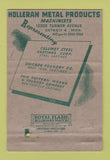 Matchbook Cover - Holleran Metal Products Detroit MI WEAR 40 Strike