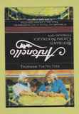 Matchbook Cover - Antonello Ristorante Santa Ana CA 40 Strike