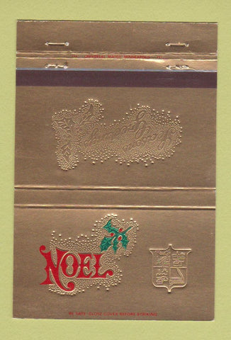 Matchbook Cover - First National Bank Opp AL Christmas 40 Strike