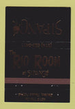 Matchbook Cover - Sipang Rio Room Dallas TX 40 Strike
