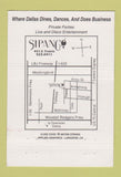 Matchbook Cover - Sipang Rio Room Dallas TX 40 Strike