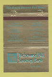 Matchbook Cover - Richmond Hill Savings Bank  40 Strike
