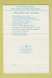 Matchbook Cover - Richmond Hill Savings Bank  40 Strike