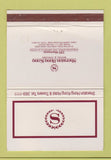 Matchbook Cover - Sheraton Hong Kong Hotel WORN 40 Strike