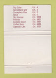 Matchbook Cover - Sheraton Hong Kong Hotel WORN 40 Strike