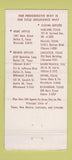 Matchbook Cover - Dallas Title Guaranty TX 30 Strike