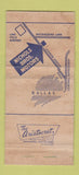 Matchbook Cover - Nichols Bros Dodge Plymouth Dallas TX WEAR 30 Strike
