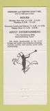 Matchbook Cover - Caligula XXI Dallas TX 30 Strike