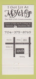 Matchbook Cover - South Mythos Club Charloote NC 30 Strike