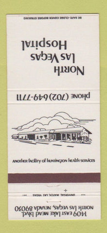 Matchbook Cover - North Las Vegas NV Hospital 30 Strike