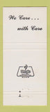 Matchbook Cover - North Las Vegas NV Hospital 30 Strike