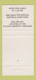 Matchbook Cover - Champions Sports Bar Atlanta GA 30 Strike
