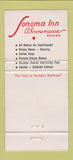 Matchbook Cover - Sonoma Inn Winnemucca NV 30 Stick