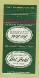 Matchbook Cover - Port Hotel Port Washington WI 30 Strike
