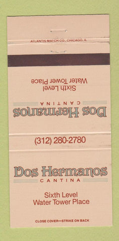 Matchbook Cover - Dos Hermanos Cantina 30 Strike
