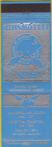 Matchbook Cover - Matchbook Cover Moose Lodge Sharpsburg PA