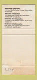 Matchbook Cover - Black Dot Graphics Chicago Crystal Lake Freeport IL 30 Strike