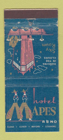 Matchbook Cover - Hotel Mapes Reno NV casino 30 Stick