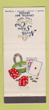 Matchbook Cover - North Shore Club Crystal Bay NV casino 30 Stick