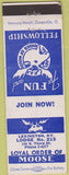 Matchbook Cover - Matchbook Cover Moose Lodge Lexington KY