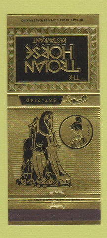 Matchbook Cover - Trojan Horse Restaurant Holiday Inn Silver Spring MD 30 Strike