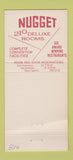 Matchbook Cover - Nugget Casino Reno Sparks NV girlie clown 30 Strike