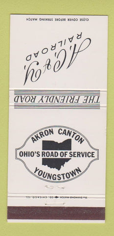 Matchbook Cover - Akron Canton Youngstown Railroad AC&Y 30 Strike