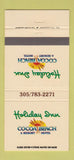 Matchbook Cover - Holiday Inn Cocoa Beach FL 30 Strike