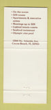 Matchbook Cover - Holiday Inn Cocoa Beach FL 30 Strike