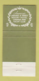 Matchbook Cover - Fontainebleau Hotel Miami Beach FL Chez Bon Bon 30 Strike