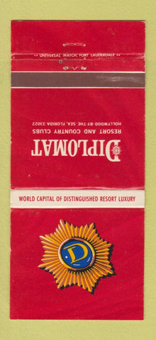 Matchbook Cover - Diplomat Resort Country Club Hollywood FL 30 Strike