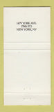 Matchbook Cover - Dresner's New York City 30 Strike