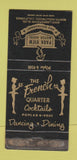 Matchbook Cover - Park View Motor Hotel North Hollywood CA girlie WORN 30 Strike