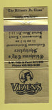 Matchbook Cover - Vixen's Strip Club? Oklahoma City OK 30 Strike