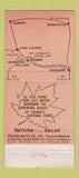 Matchbook Cover - Banff Chair Lift Skiing AB 21 Strike Feature