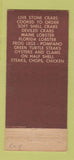 Matchbook Cover - The Lighthouse Miami Beach FL  30 Stick