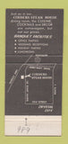 Matchbook Cover - Cinders Steak House Arlington VA 30 Strike