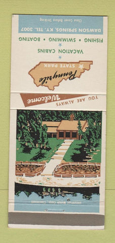 Matchbook Cover - Pennyrile State Bank Dawson Springs KY 30 Strike