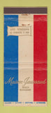 Matchbook Cover - Maison Jaussaud French Restaurant Bakersfield CA WEAR 30 Stick