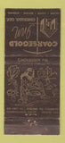 Matchbook Cover - Roarsegold Inn CA WEAR 30 Stick