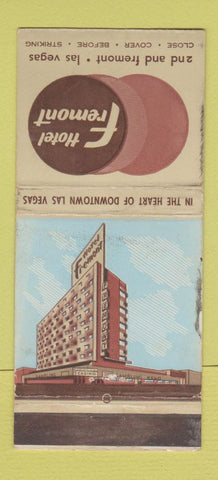 Matchbook Cover - Hotel Fremont Las Vegas NV casino WEAR 30 Stick